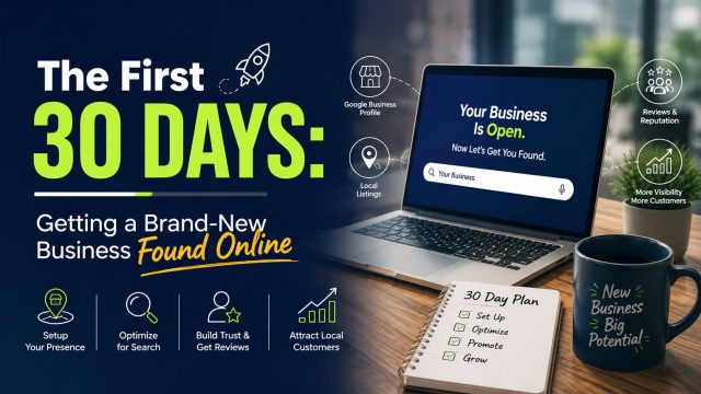 The First 30 Days: Getting a Brand-New Business Found Online